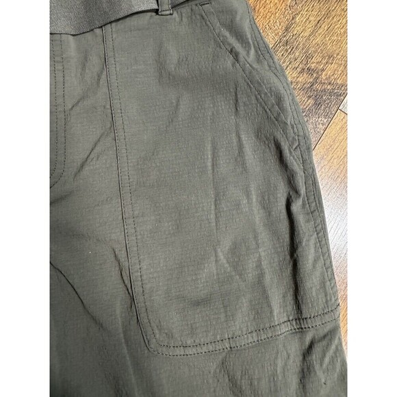 Athleta Olive green Athletic Ankle Pants Jogger Nylon Spandex  Women’s Size 4 - Picture 4 of 8